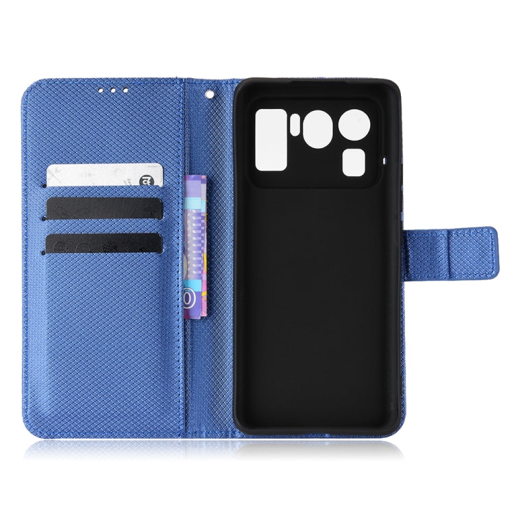 For Xiaomi Mi 11 Ultra Diamond Texture Leather Phone Case