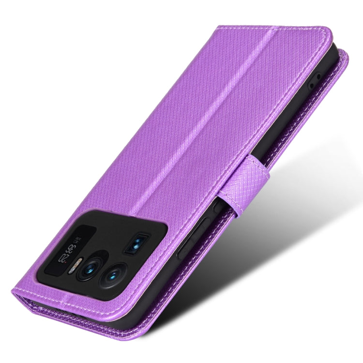 For Xiaomi Mi 11 Ultra Diamond Texture Leather Phone Case