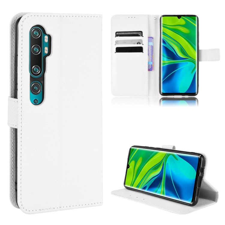 For Xiaomi Mi CC9 Pro / Note 10 / Note 10 Pro Diamond Texture Leather Phone Case