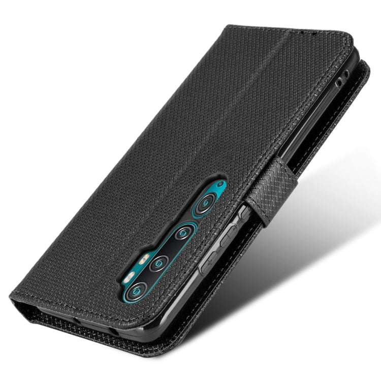 For Xiaomi Mi CC9 Pro / Note 10 / Note 10 Pro Diamond Texture Leather Phone Case