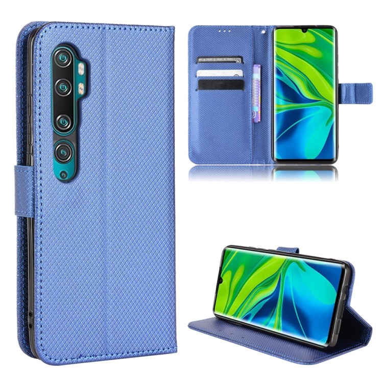 For Xiaomi Mi CC9 Pro / Note 10 / Note 10 Pro Diamond Texture Leather Phone Case