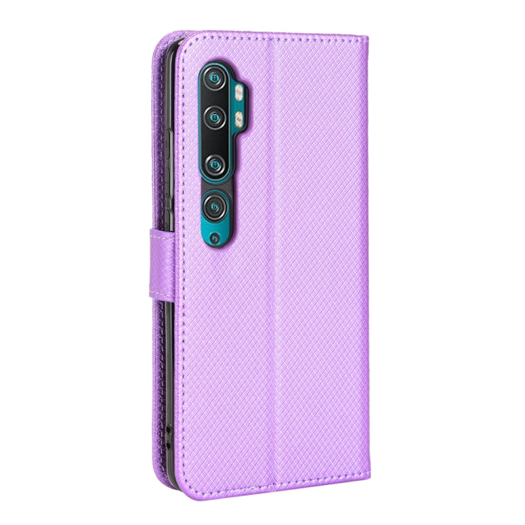 For Xiaomi Mi CC9 Pro / Note 10 / Note 10 Pro Diamond Texture Leather Phone Case