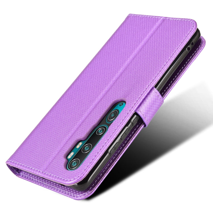 For Xiaomi Mi CC9 Pro / Note 10 / Note 10 Pro Diamond Texture Leather Phone Case
