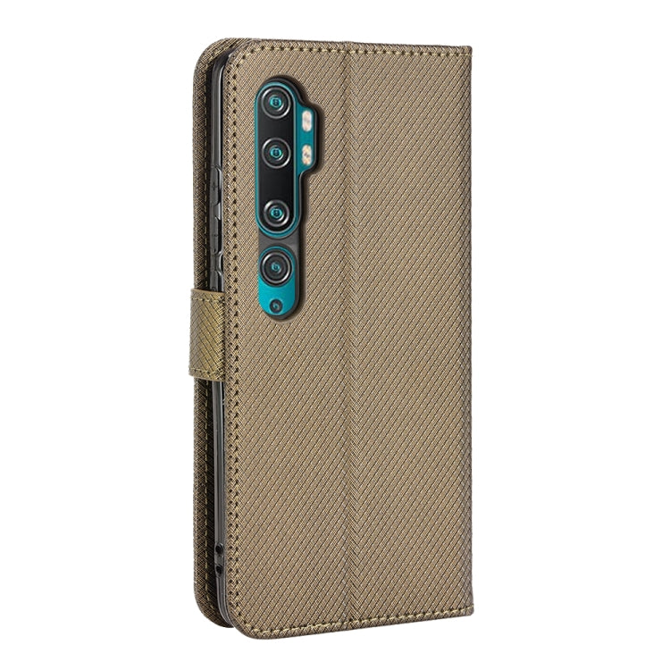 For Xiaomi Mi CC9 Pro / Note 10 / Note 10 Pro Diamond Texture Leather Phone Case