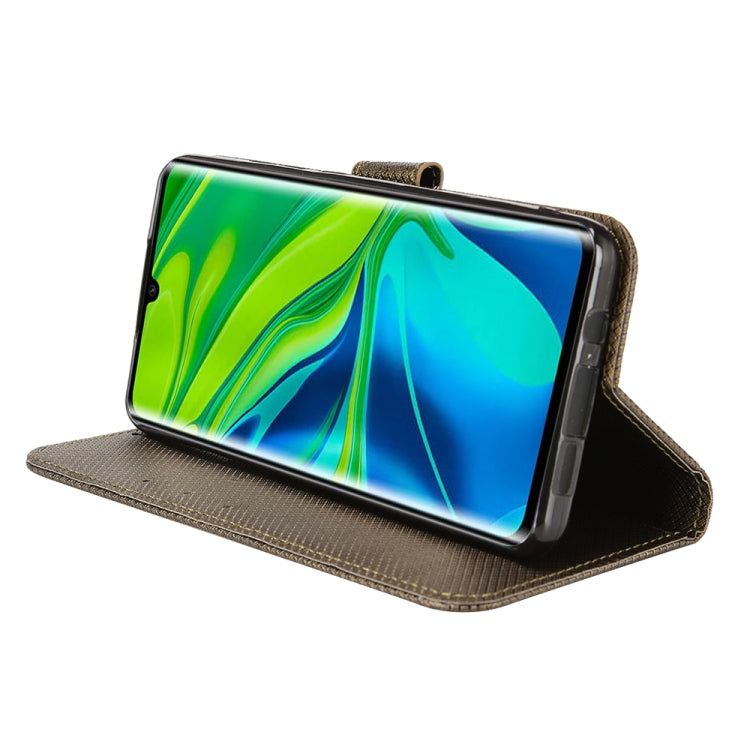 For Xiaomi Mi CC9 Pro / Note 10 / Note 10 Pro Diamond Texture Leather Phone Case