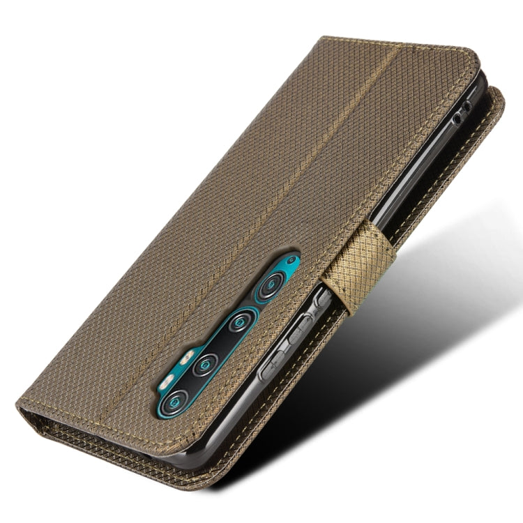 For Xiaomi Mi CC9 Pro / Note 10 / Note 10 Pro Diamond Texture Leather Phone Case