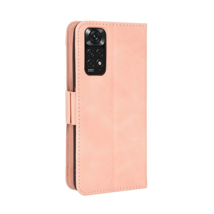 For Xiaomi Redmi Note 11S / Note 11 4G Overseas Version Skin Feel Calf Pattern Leather Phone Case