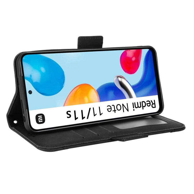 For Xiaomi Redmi Note 11S / Note 11 4G Overseas Version Skin Feel Calf Pattern Leather Phone Case