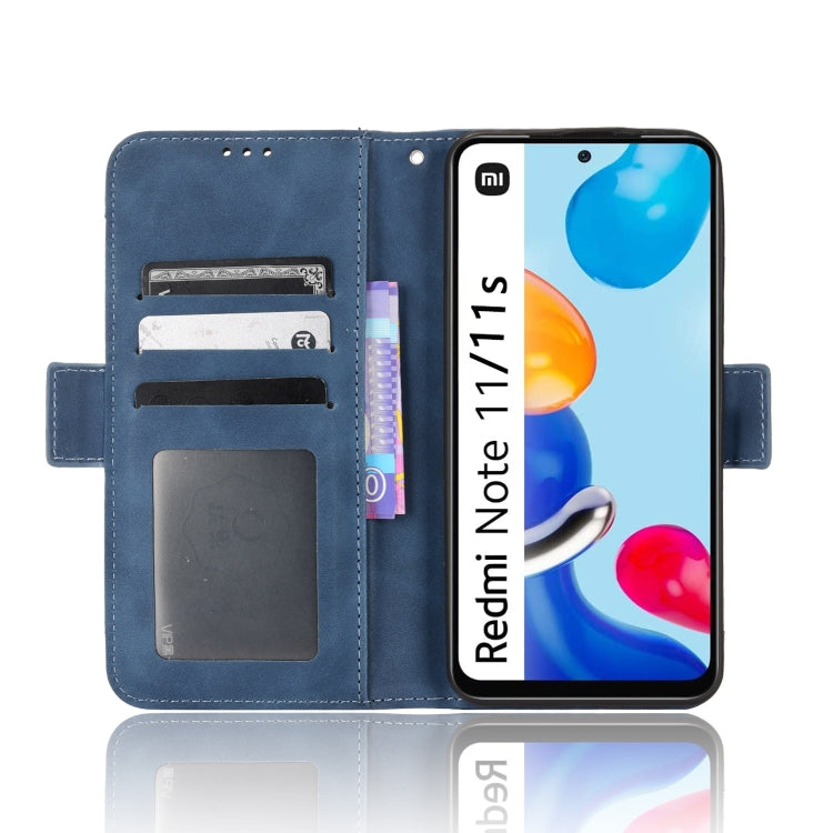 For Xiaomi Redmi Note 11S / Note 11 4G Overseas Version Skin Feel Calf Pattern Leather Phone Case