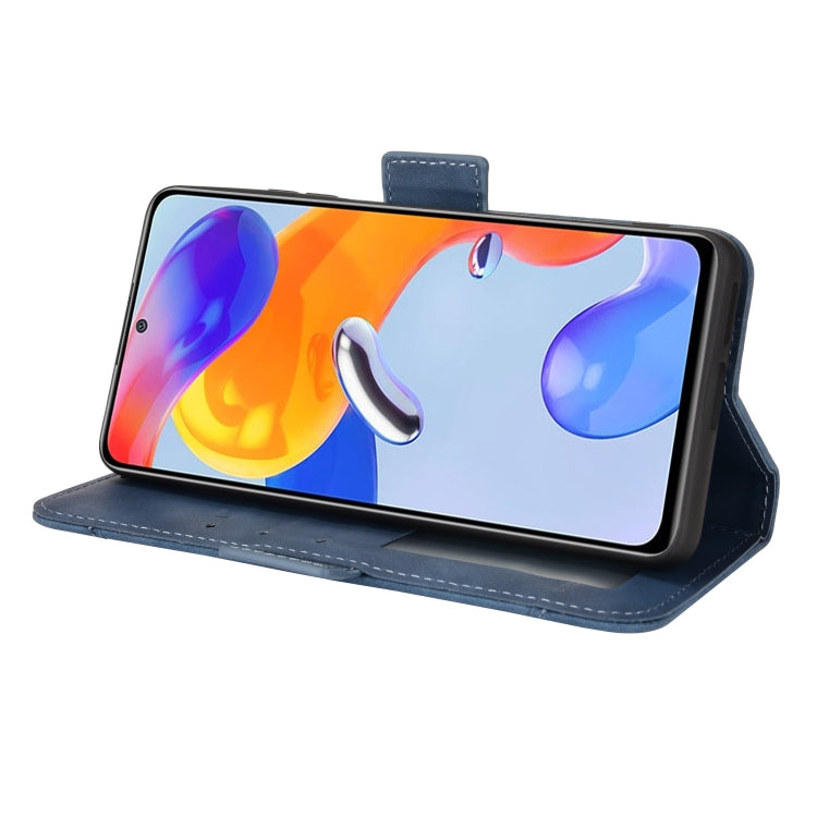 For Xiaomi Redmi Note 11 Pro 4G / 5G Overseas Version Skin Feel Calf Pattern Leather Phone Case