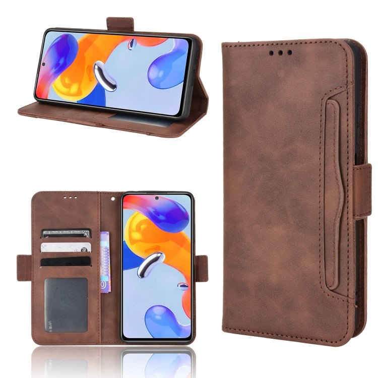 For Xiaomi Redmi Note 11 Pro 4G / 5G Overseas Version Skin Feel Calf Pattern Leather Phone Case