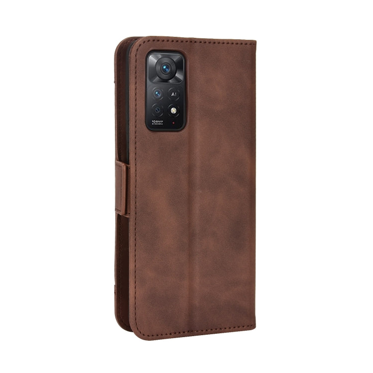 For Xiaomi Redmi Note 11 Pro 4G / 5G Overseas Version Skin Feel Calf Pattern Leather Phone Case