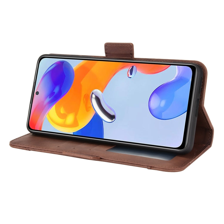 For Xiaomi Redmi Note 11 Pro 4G / 5G Overseas Version Skin Feel Calf Pattern Leather Phone Case