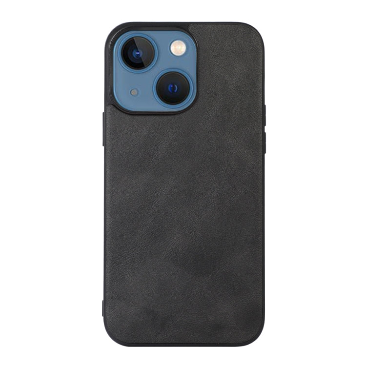 For iPhone 13 Cowhide Texture PU Phone Case