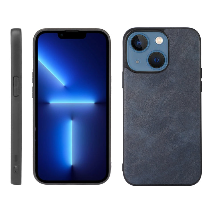 For iPhone 13 Cowhide Texture PU Phone Case