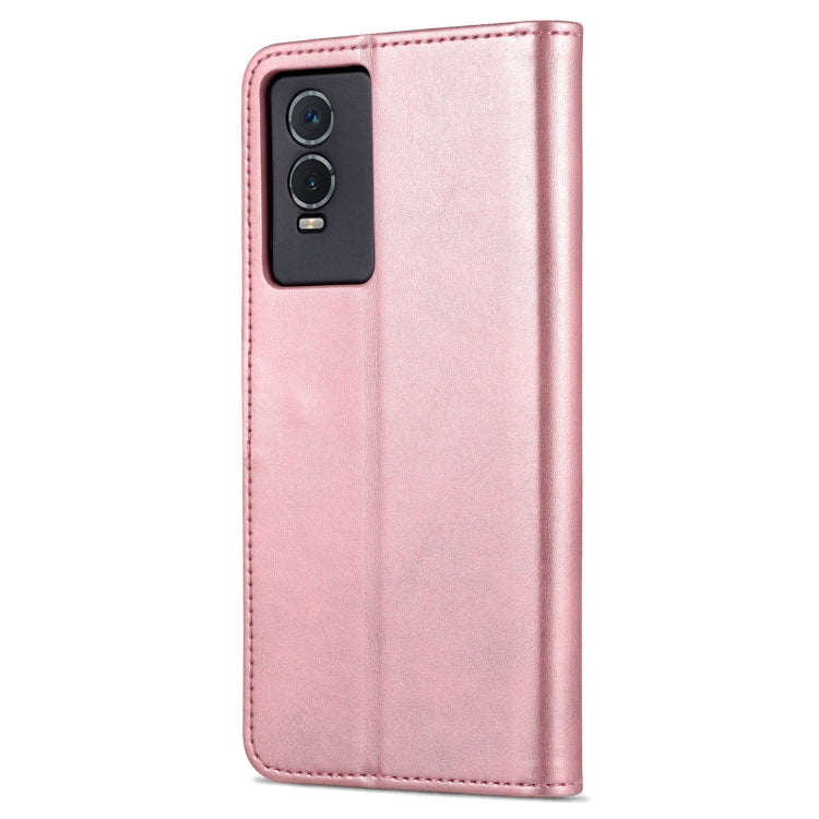 For vivo Y76s 5G / Y74s AZNS Skin Feel Calf Texture Horizontal Flip Leather Phone Case