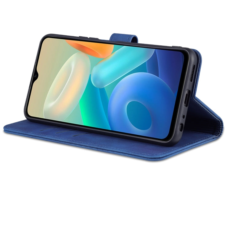 For vivo Y76s 5G / Y74s AZNS Skin Feel Calf Texture Horizontal Flip Leather Phone Case