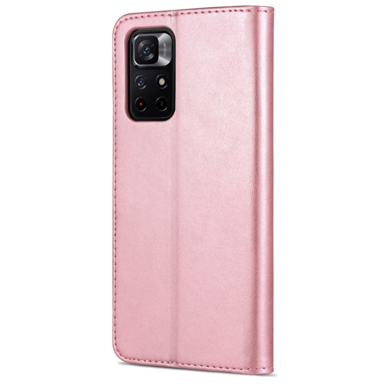 For Xiaomi Redmi Note 11 Pro Foreign Version AZNS Skin Feel Calf Texture Horizontal Flip Leather Phone Case