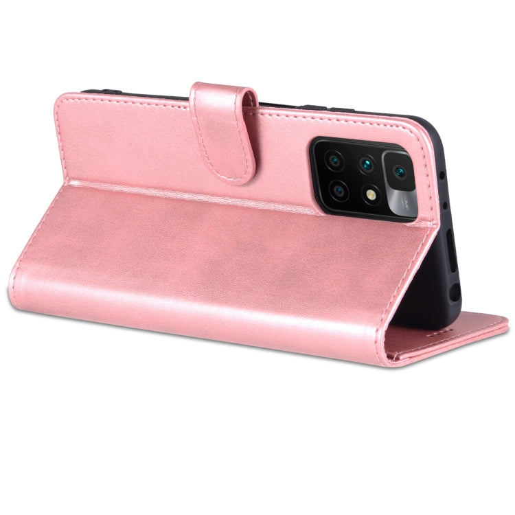 For Xiaomi Redmi Note 11 Pro Foreign Version AZNS Skin Feel Calf Texture Horizontal Flip Leather Phone Case