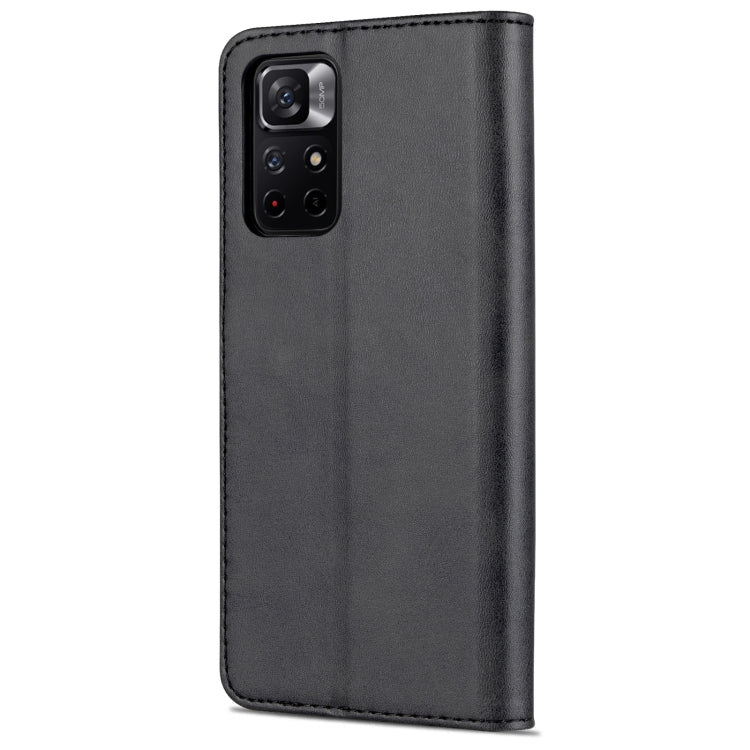 For Xiaomi Redmi Note 11 Pro Foreign Version AZNS Skin Feel Calf Texture Horizontal Flip Leather Phone Case