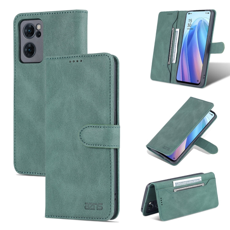 For OPPO Reno7 5G AZNS Dream II Skin Feel Horizontal Flip Leather Case
