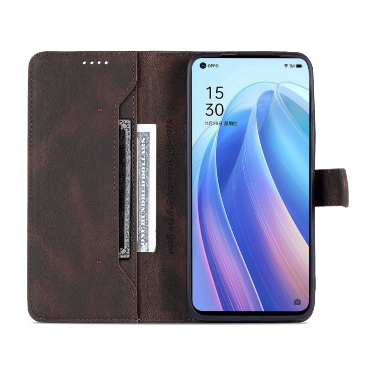 For OPPO Reno7 5G AZNS Dream II Skin Feel Horizontal Flip Leather Case