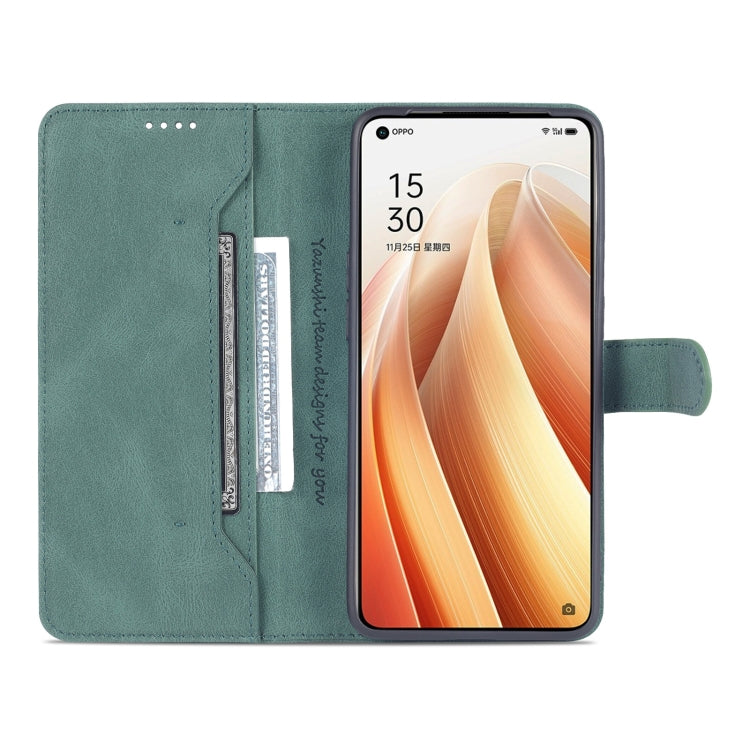 For OPPO Reno7 Pro 5G AZNS Dream II Skin Feel Horizontal Flip Leather Case