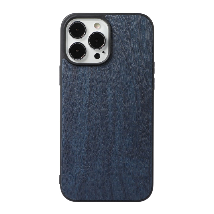For iPhone 13 Pro Max Wood Texture PU Phone Case