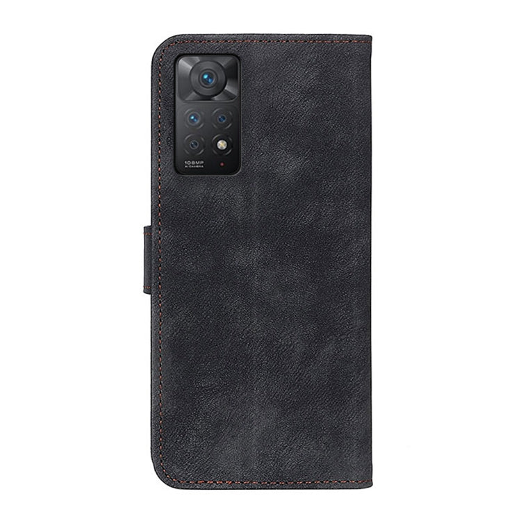 For Xiaomi Redmi Note 11 4G/5G Foreign Version Antelope Texture Magnetic Buckle Leather Phone Case