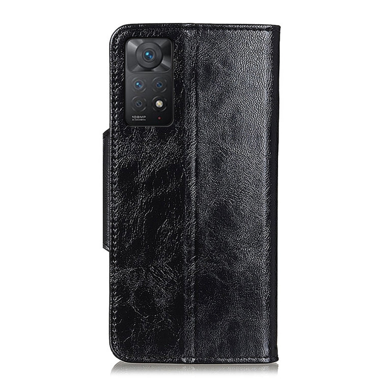For Xiaomi Redmi Note 11 4G/5G Foreign Version Crazy Horse Texture Magnetic Flip Leather Phone Case