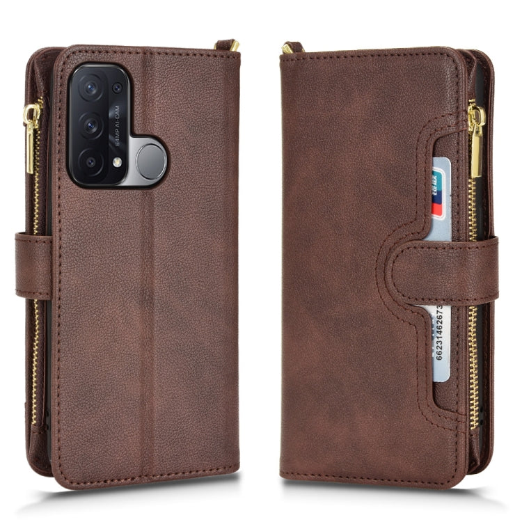 For OPPO Reno5 A Litchi Texture Zipper Leather Phone Case