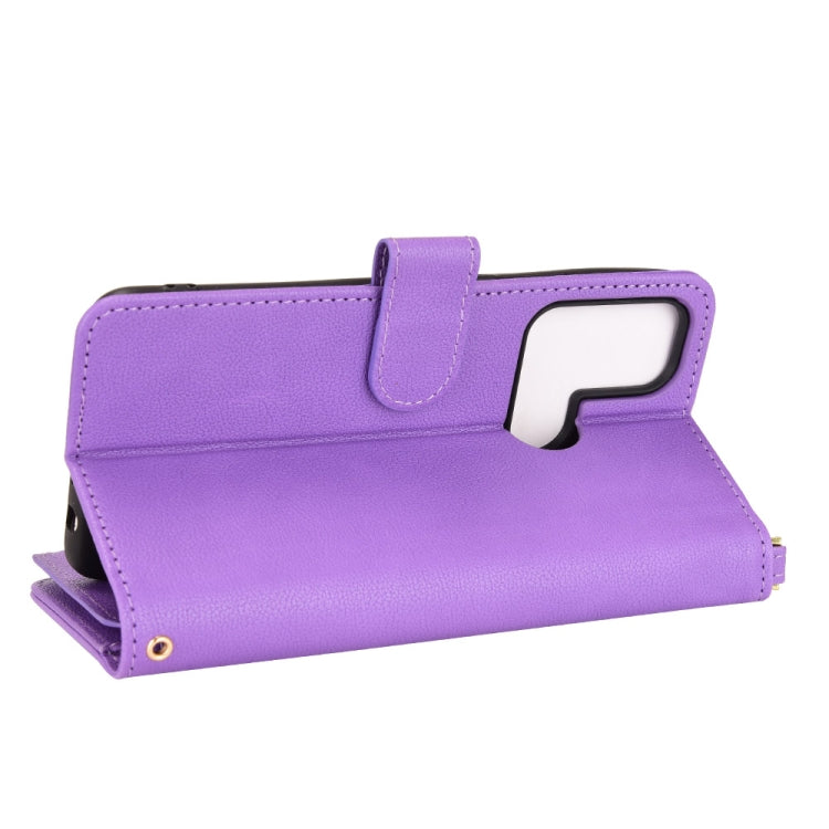 For OPPO Reno5 A Litchi Texture Zipper Leather Phone Case