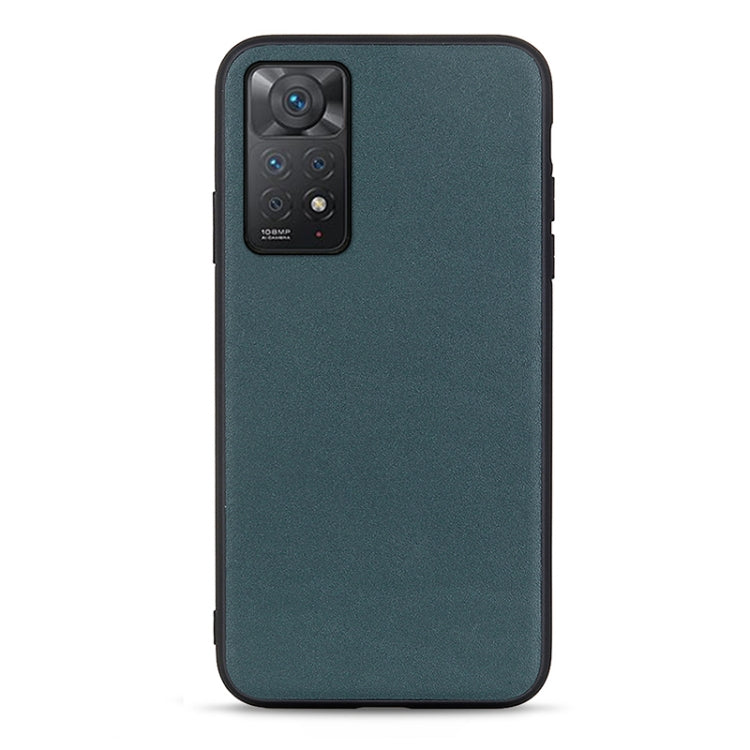 For Xiaomi Redmi Note 11 Pro Global Accurate Hole Sheep Texture Leather Shockproof Phone Case