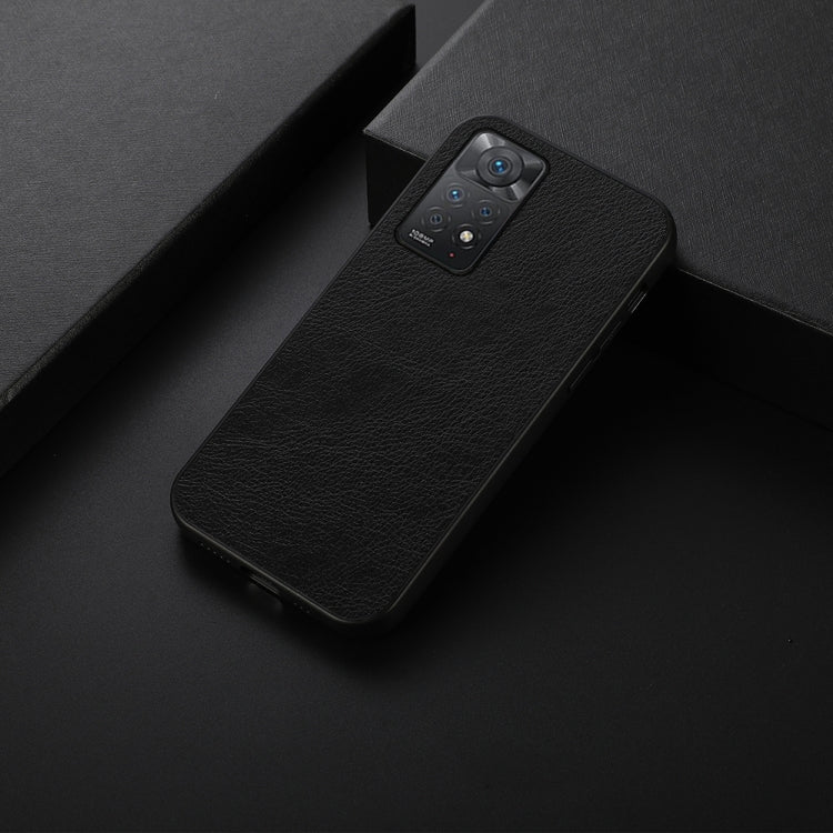 For Xiaomi Redmi Note 11 Pro Global Two-color Litchi Texture Phone Case