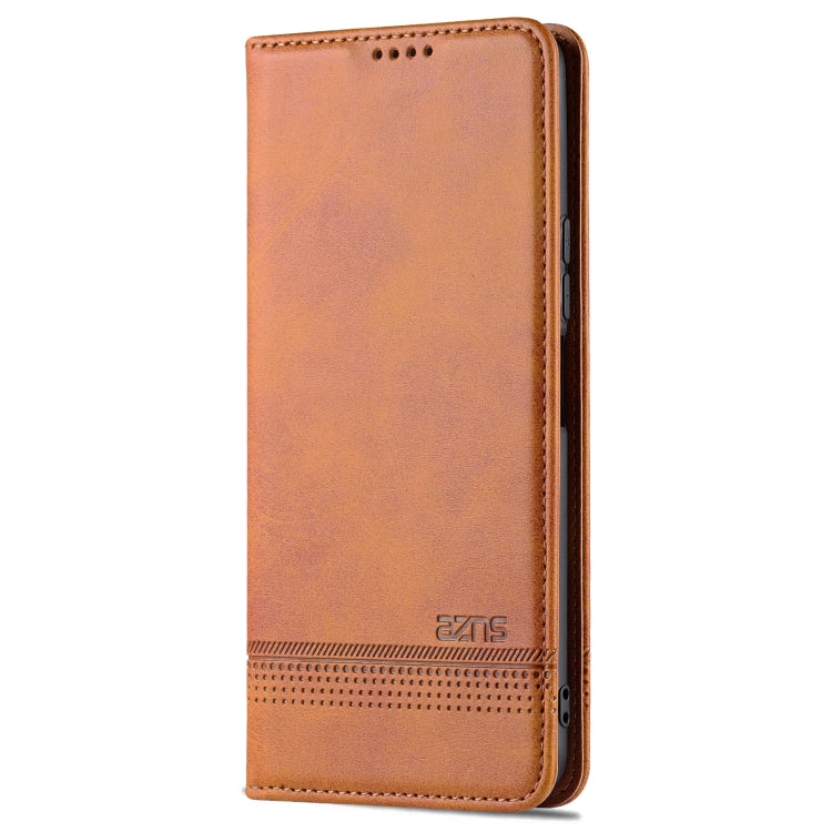 For vivo Y76s / Y74s AZNS Magnetic Calf Texture Leather Phone Case