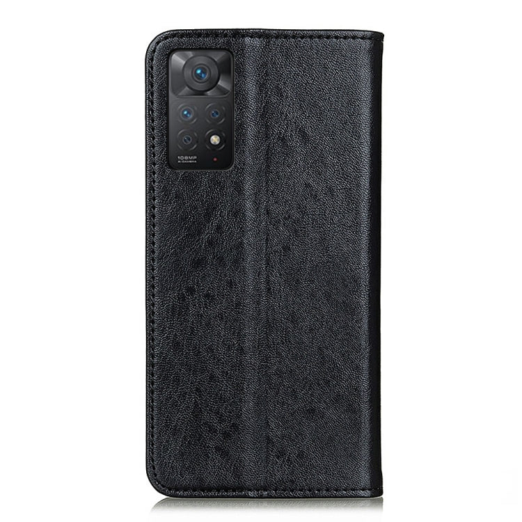 For Xiaomi Redmi Note 11 Pro 5G / 4G / Note 11 Pro+ 5G Foreign Version Magnetic Crazy Horse Texture Leather Phone Case