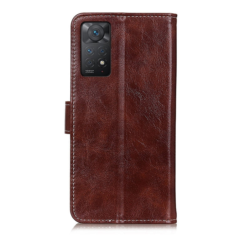 For Xiaomi Redmi Note 11 Pro 5G / 4G / Note 11 Pro+ 5G Foreign Version Retro Crazy Horse Texture Leather Phone Case