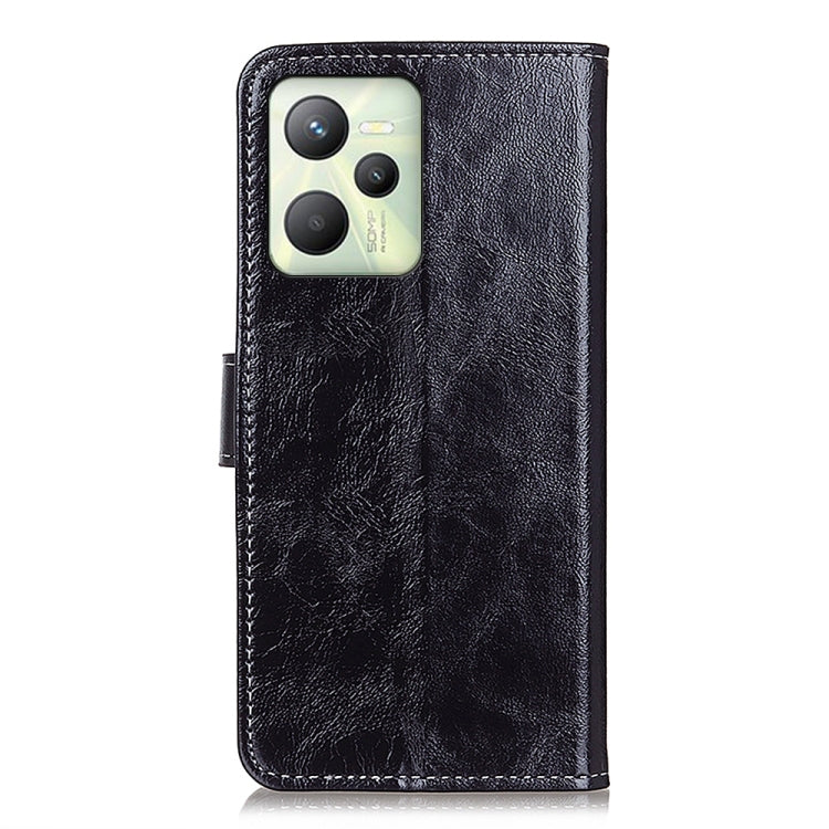 For OPPO Realme C35 / Realme Narzo 50A Prime Retro Crazy Horse Texture Leather Phone Case