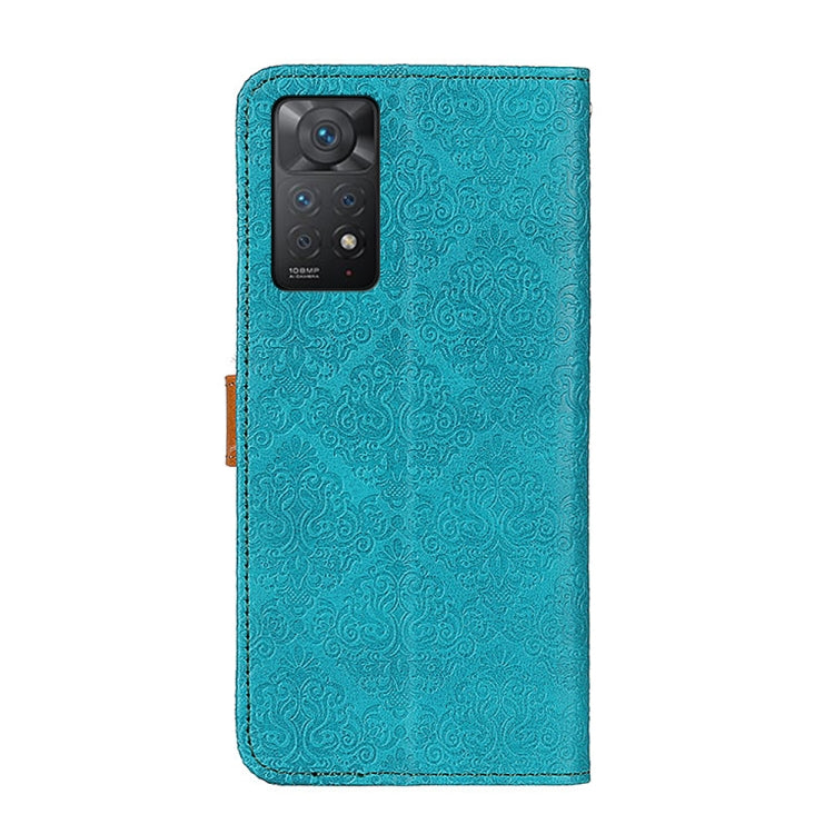 For Xiaomi Redmi Note 11 Pro 5G / 4G / Note 11 Pro+ 5G Foreign Version European Floral Embossed Leather Phone Case