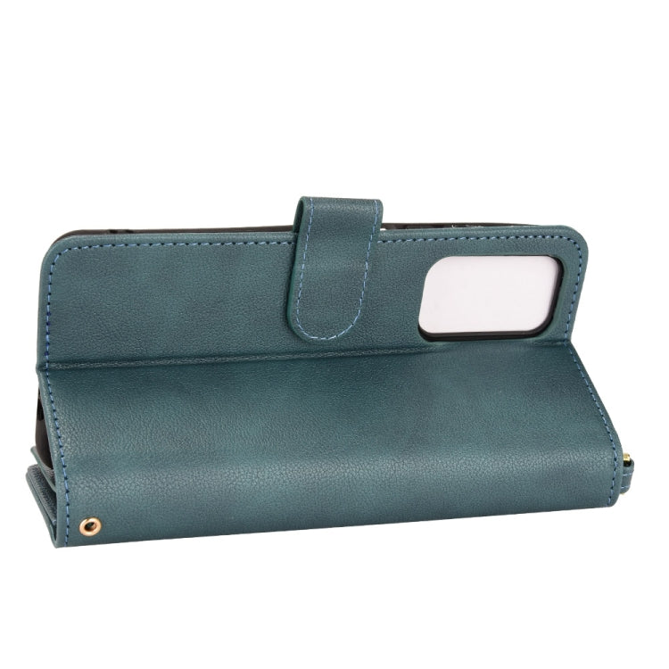 For Xiaomi Redmi Note 11 CN Version/Poco M4 Pro/Redmi 10 Zipper Bag Leather Phone Case