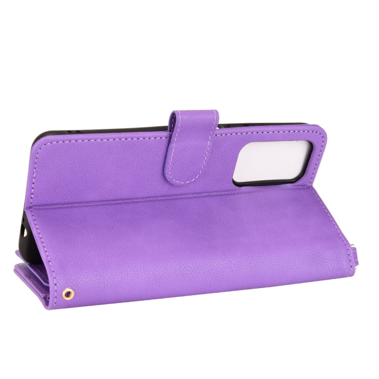 For Xiaomi Redmi Note 11 CN Version/Poco M4 Pro/Redmi 10 Zipper Bag Leather Phone Case