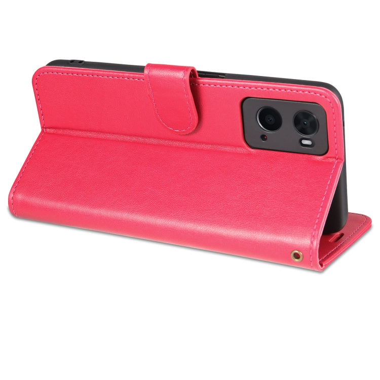 For OPPO A36 4G / A76 4G AZNS Sheepskin Texture Flip Leather Phone Case