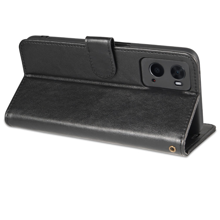 For OPPO A36 4G / A76 4G AZNS Sheepskin Texture Flip Leather Phone Case