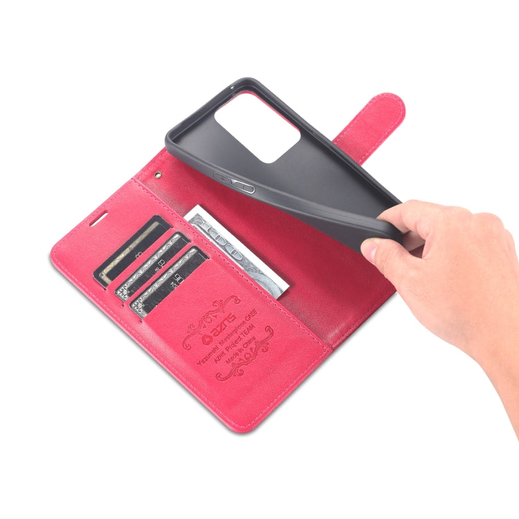 For OPPO Reno7 Pro 5G AZNS Sheepskin Texture Flip Leather Phone Case