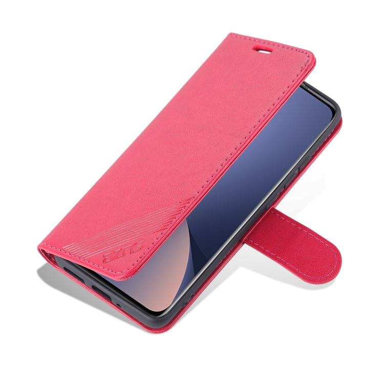 For Xiaomi 12 5G AZNS Sheepskin Texture Flip Leather Phone Case