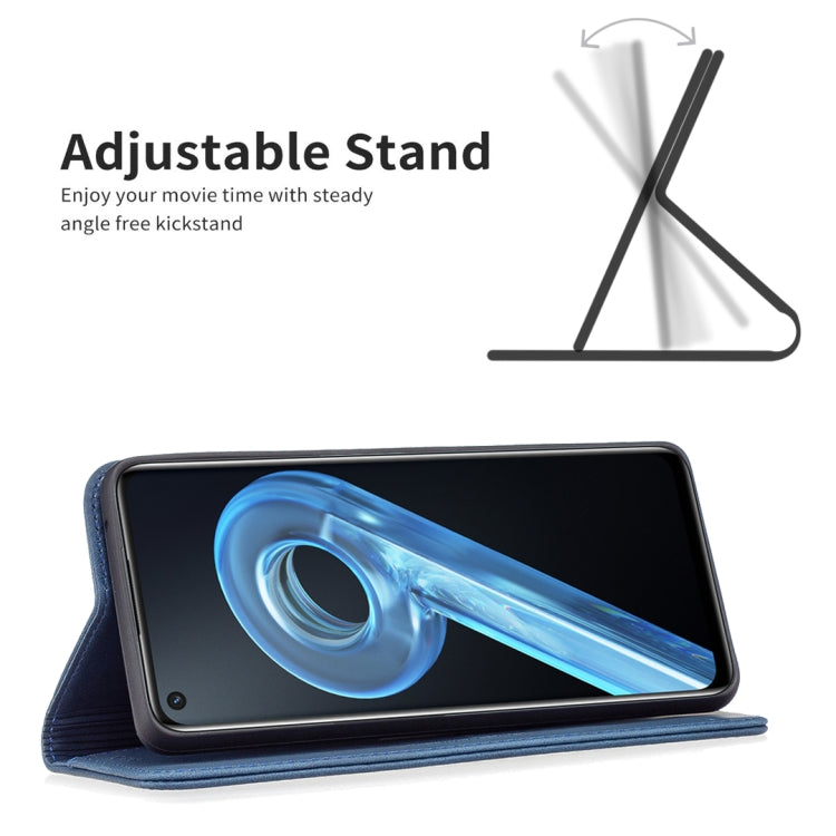 For OPPO A36 4G / A96 4G / A76 4G / K10 4G / Realme 9i Magnetic RFID Blocking Anti-Theft Leather Phone Case