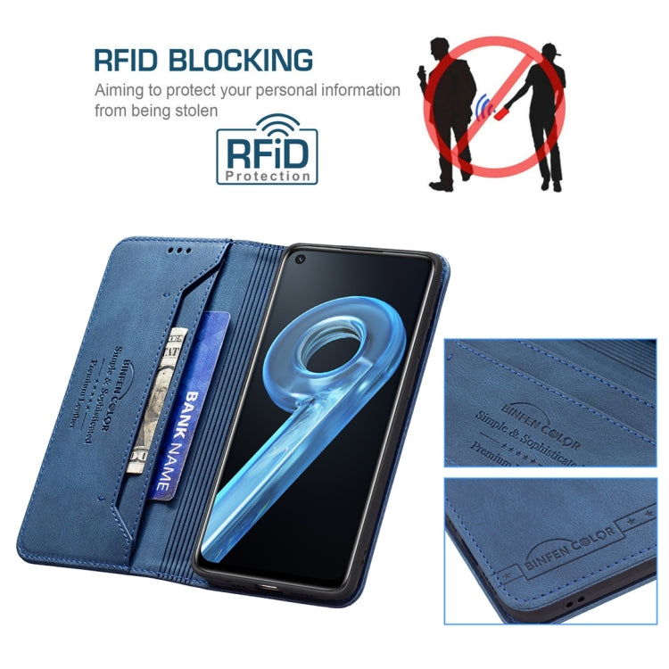 For OPPO A36 4G / A96 4G / A76 4G / K10 4G / Realme 9i Magnetic RFID Blocking Anti-Theft Leather Phone Case