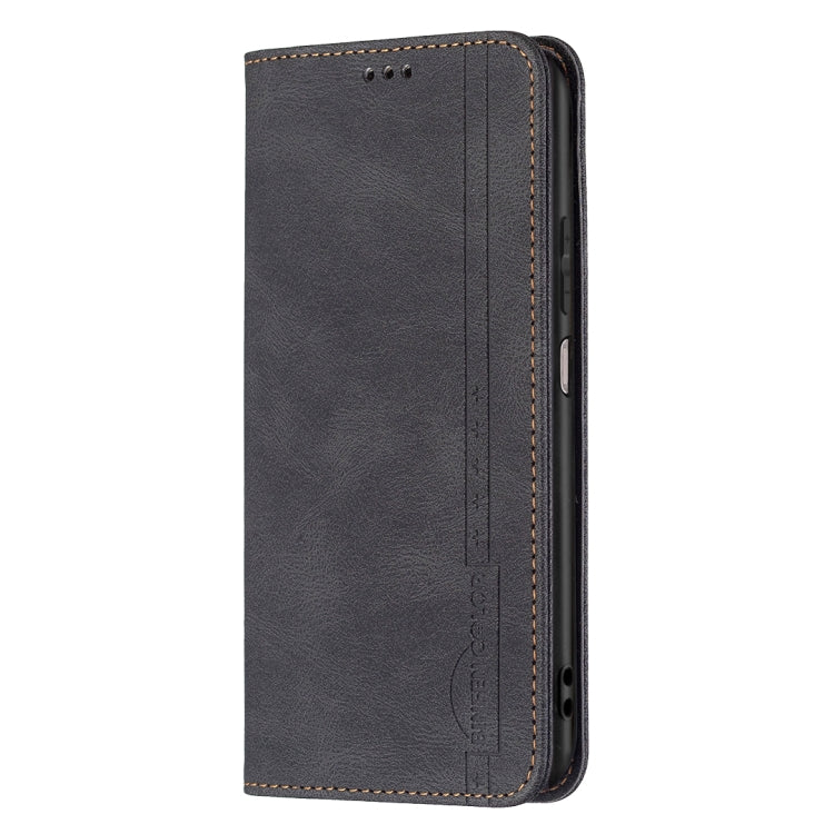 For Xiaomi Redmi Note 11 International Version Magnetic RFID Blocking Anti-Theft Leather Phone Case
