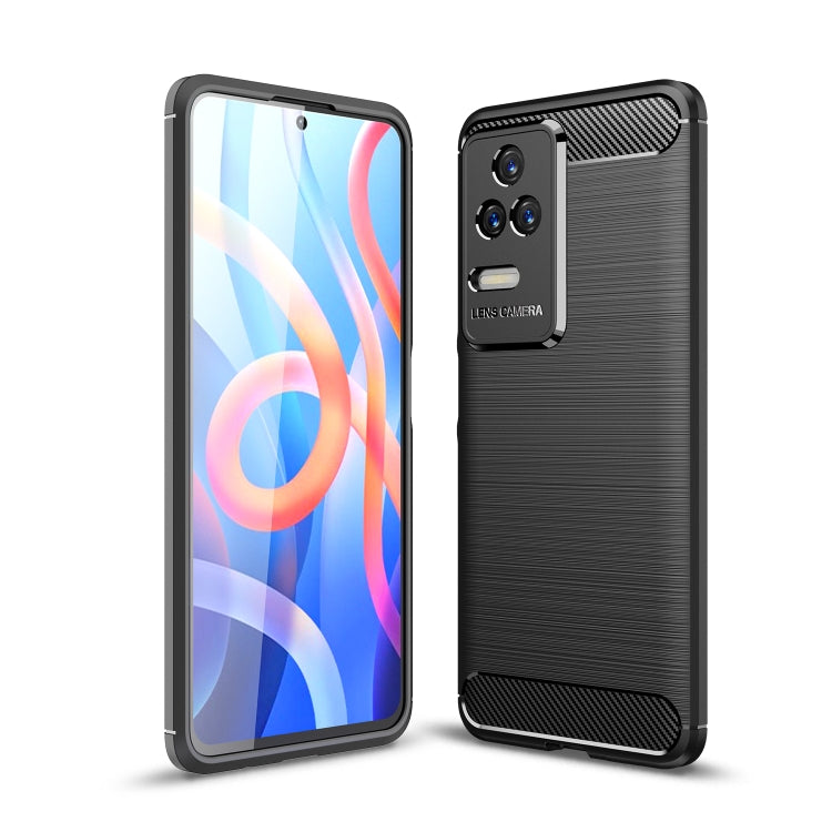 For Xiaomi Redmi K50 Pro Brushed Texture Carbon Fiber TPU Phone Case