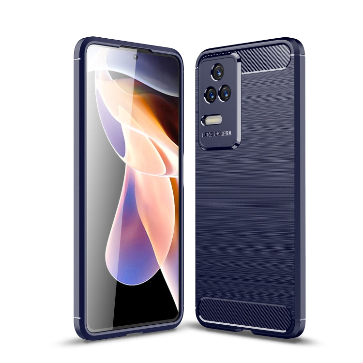 For Xiaomi Redmi K40S Brushed Texture Carbon Fiber TPU Phone Case